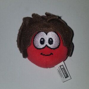 Roblox Meepcity Red Mini Plush SMALL 2" Brown Hair Stuffed Animal Toy 2021